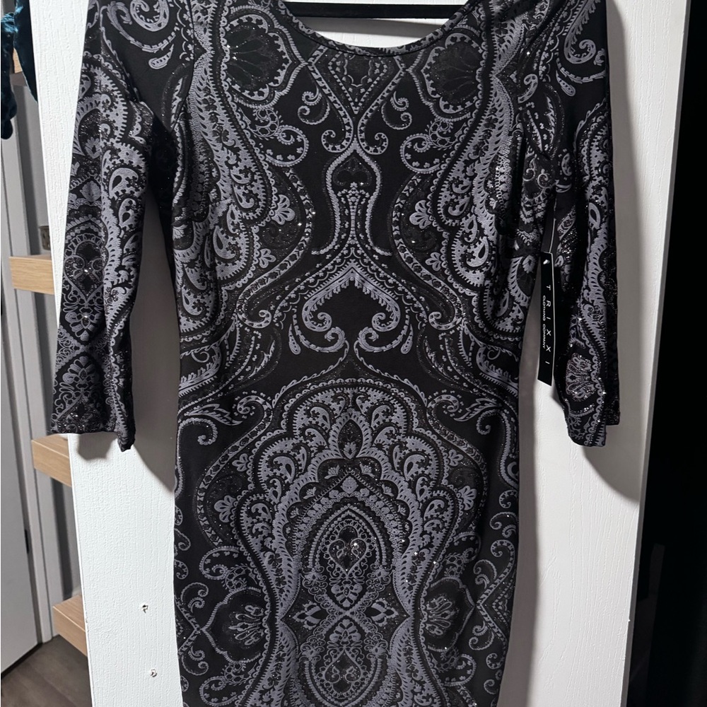 Trixxi y2k Long Sleeve Dress